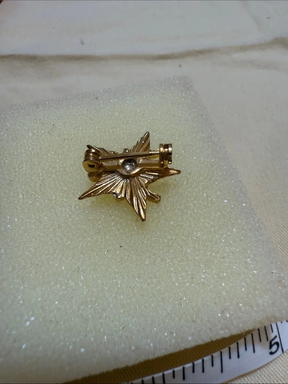 Gold-Tone OES Worthy Patron Star Lapel Pin - Women Jewelry